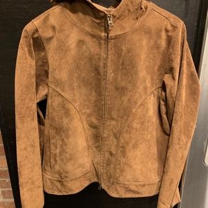 Territory Ahead Women's Brown Suede Leather Jacket